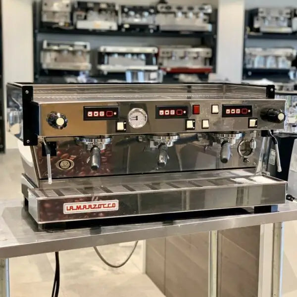 Used 3 Group La Marzocco Linea AV High Cup Commercial Coffee