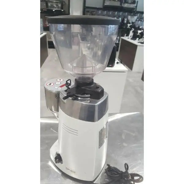 Used WHITE Mazzer Kony Electronic Coffee Bean Espresso