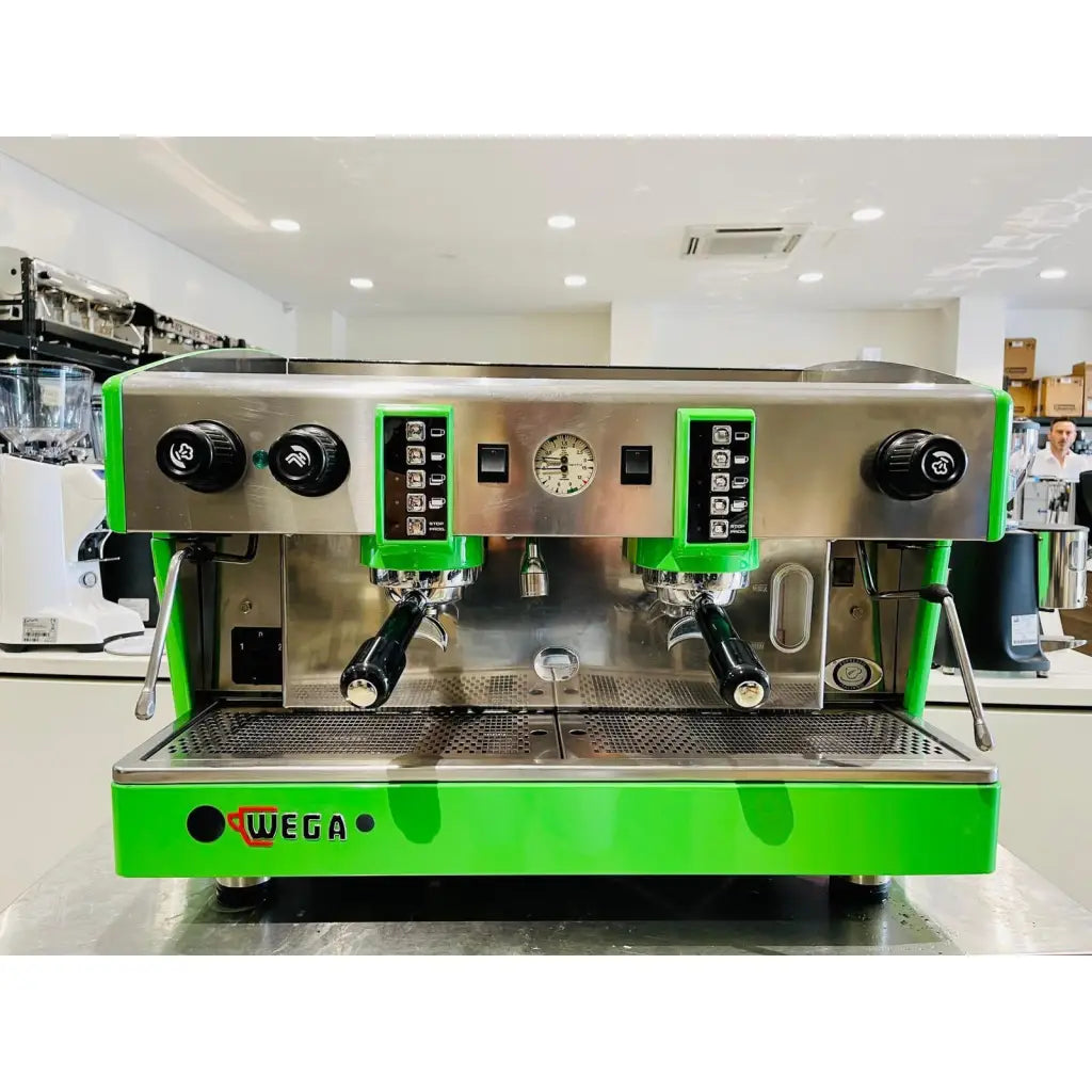 Wega Wega Atlas Used Hot Green Commercial Coffee Machine -